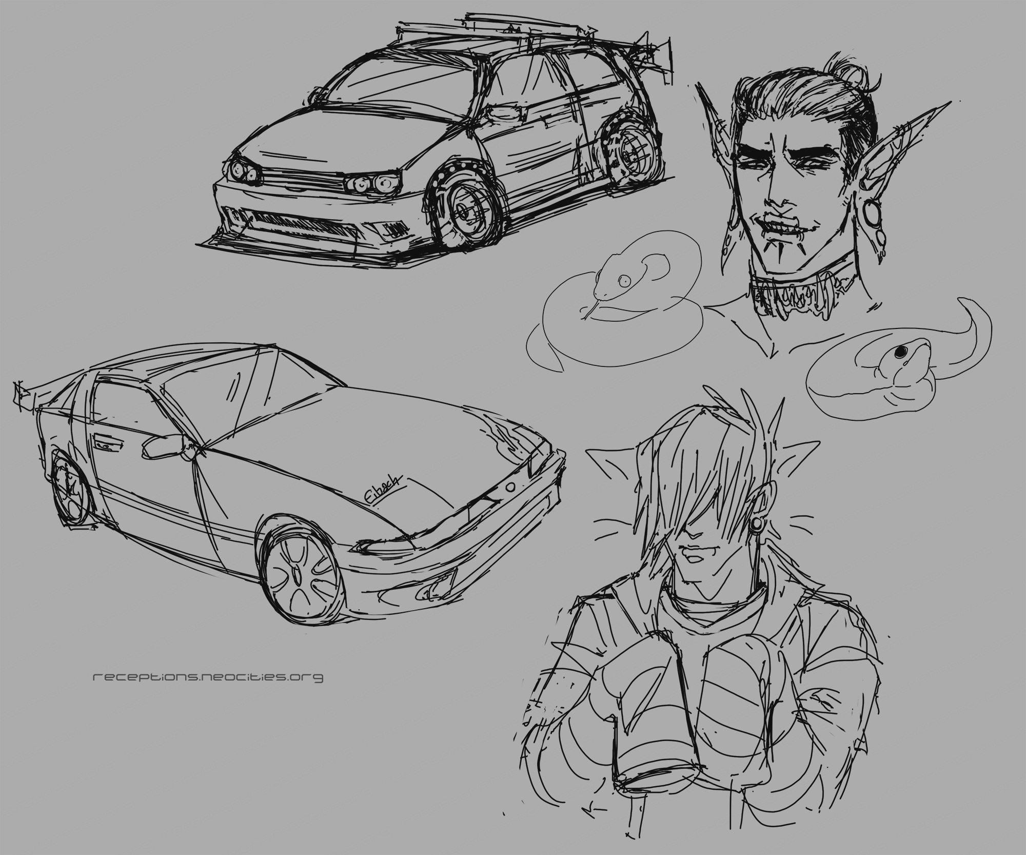 [OC/FAN/GIFT] Assorted Sketches ft. Tsuchinoko