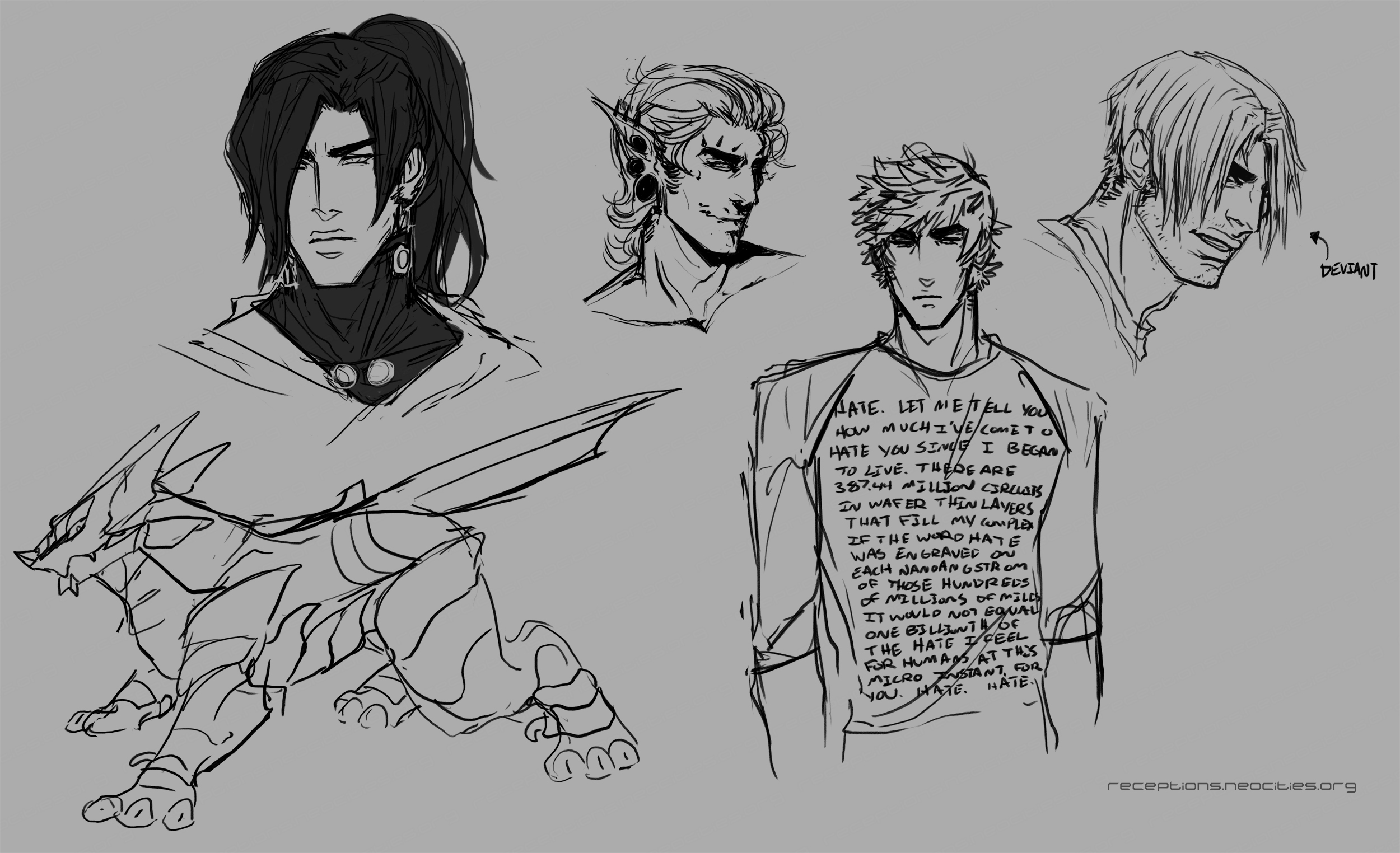 [OC/FAN] Assorted Sketches