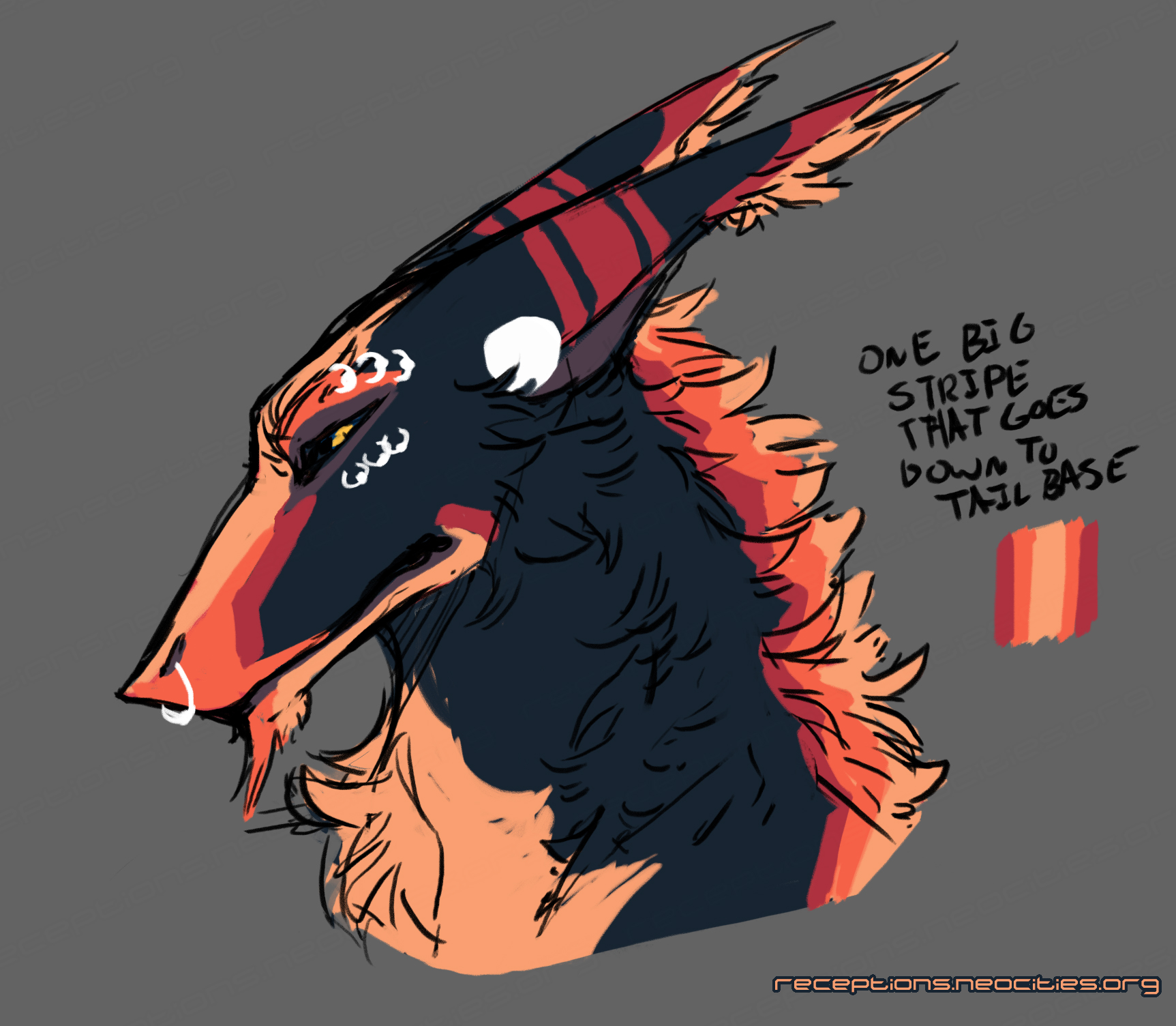 [OC] Destiny 2 sergal concept, Timeline's Vertex