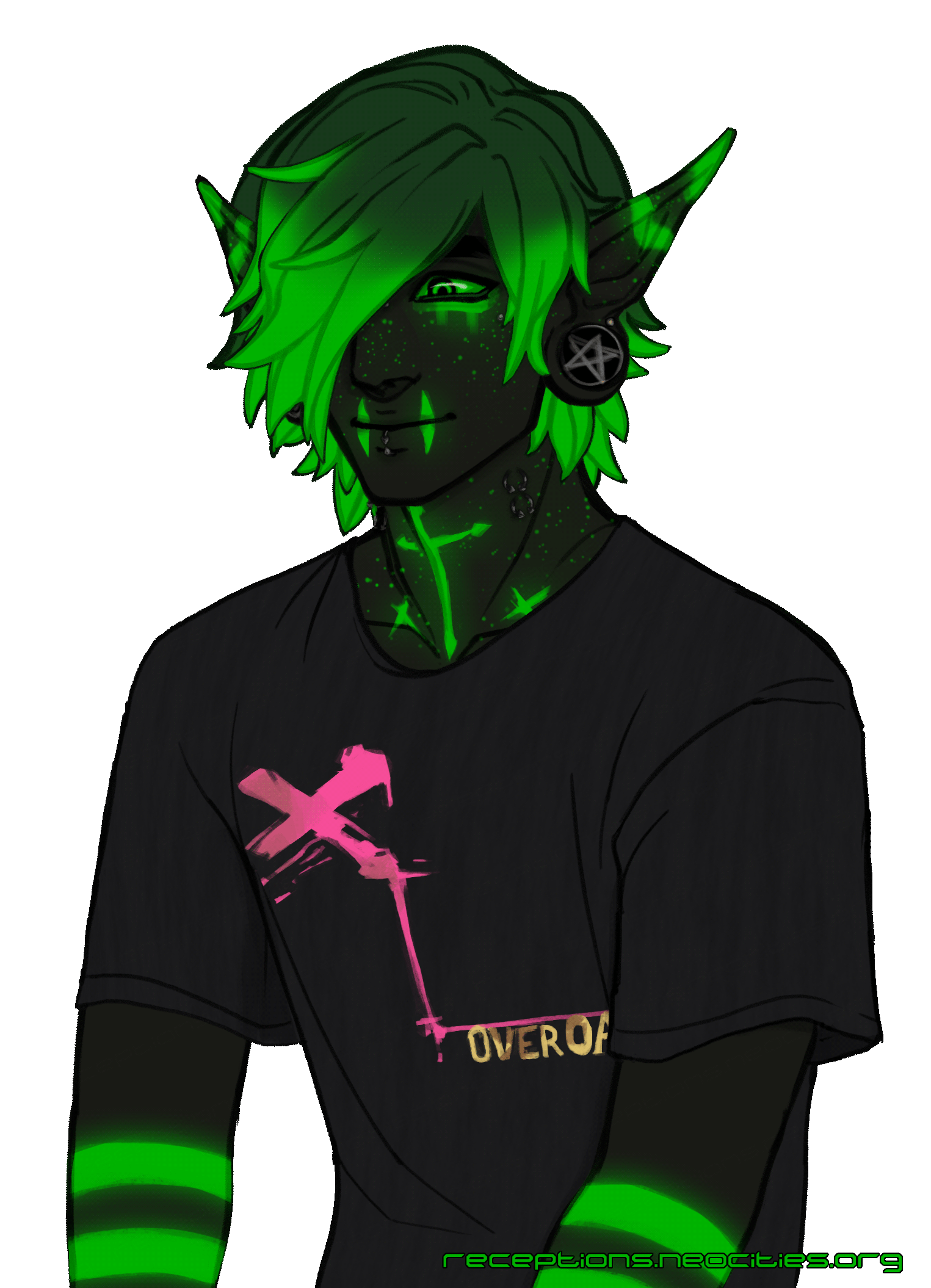 [OC] Corpse PNGtuber (low light form)