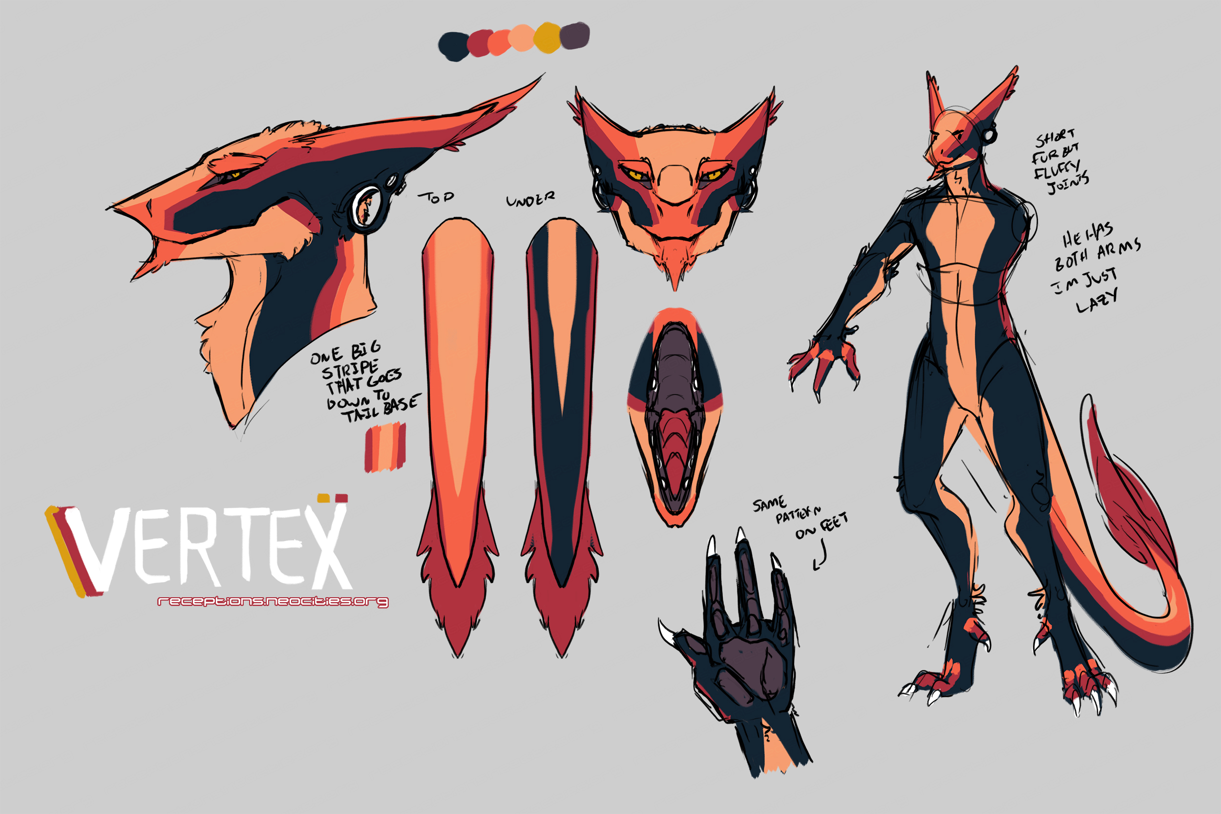[OC] Vertex Reference Sheet
