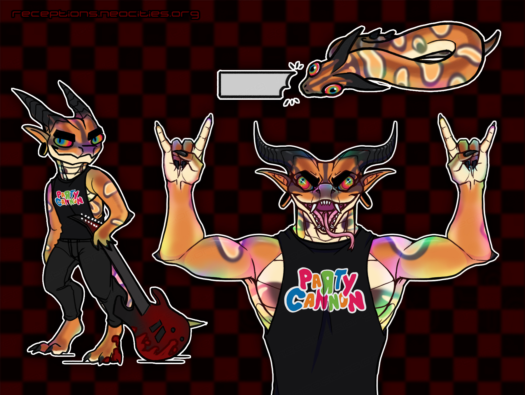 [OC] My Metal Band Logo Workshop Mascot