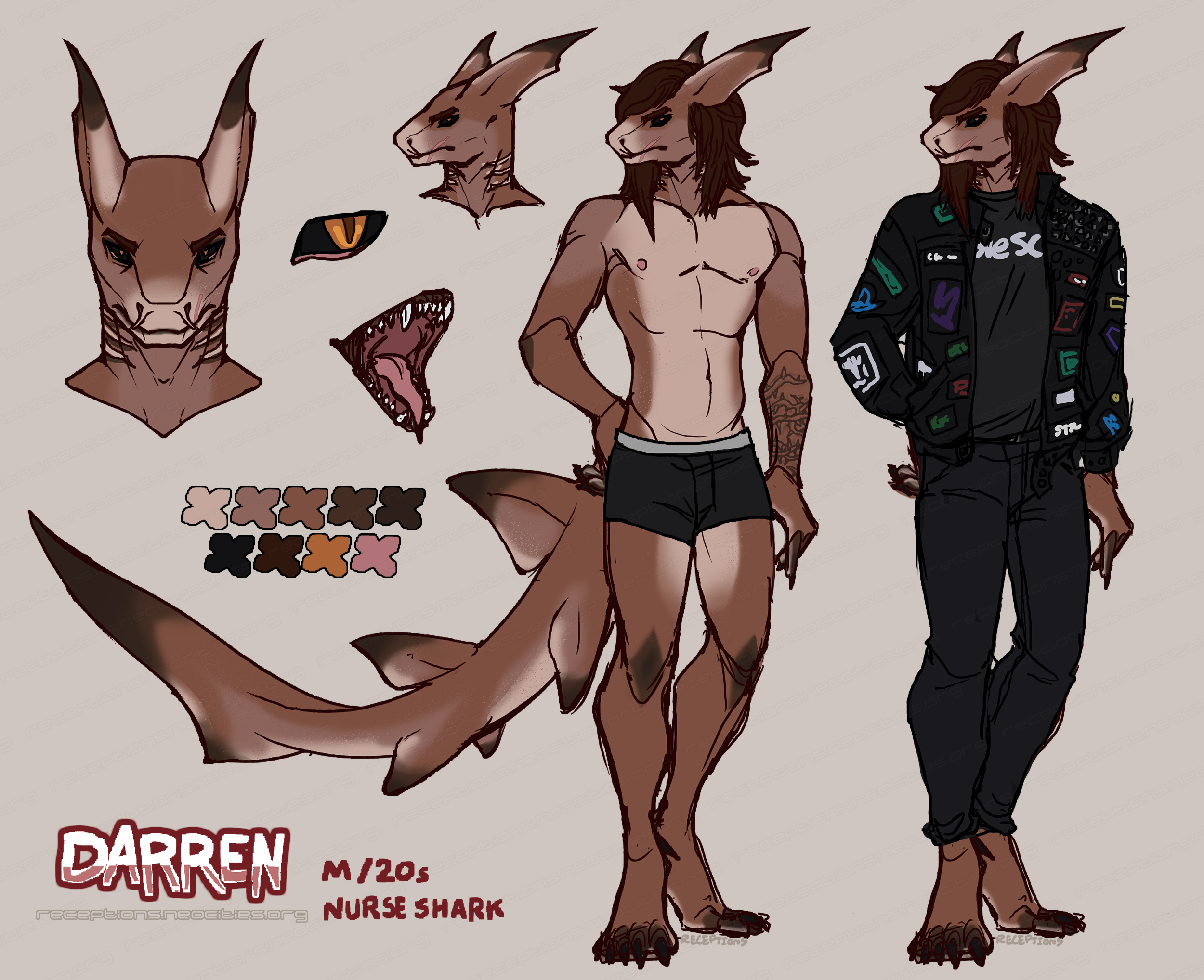[OC] Darren Reference (anthro)