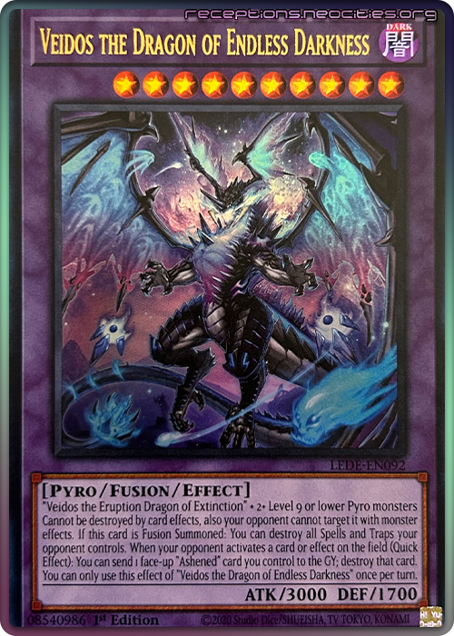 Veidos the Dragon of Endless Darkness UR - Legacy of Destruction