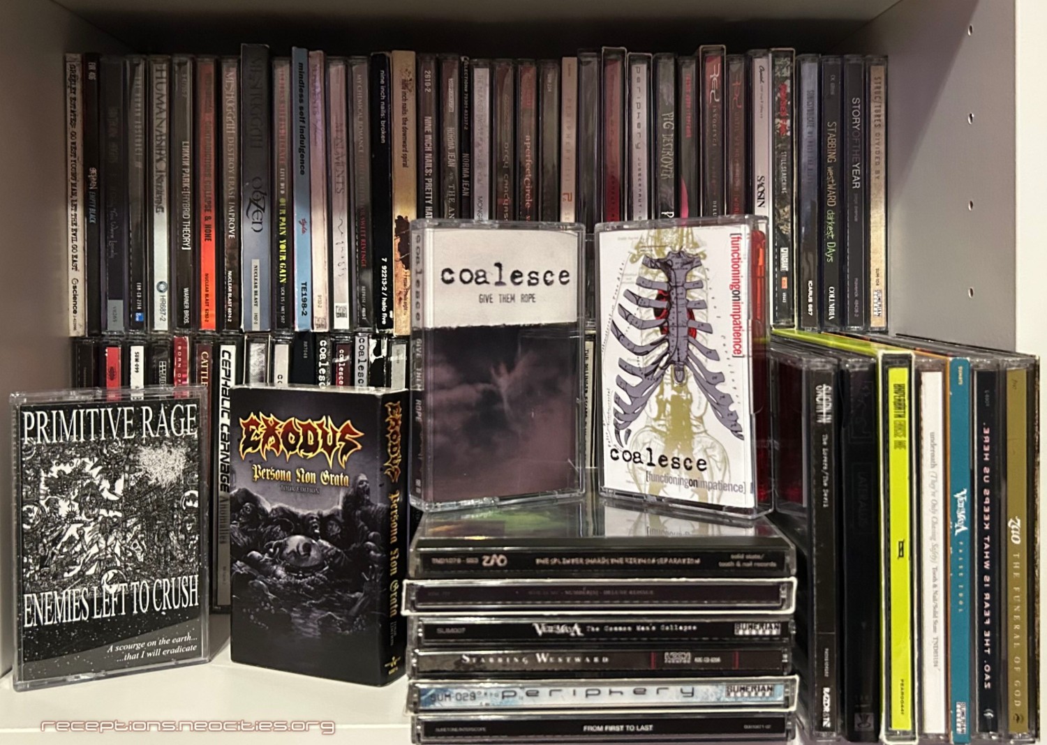 yay! dusty cd shelf!